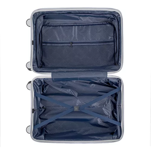 Stredne veľký kufor Travelux Voyager s pevnou strechou 68x45x25 cm