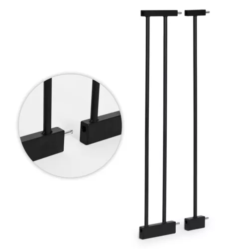 Biztonsági korlát 74-100 cm lépcsőkhöz és ajtókhoz fémből és fából