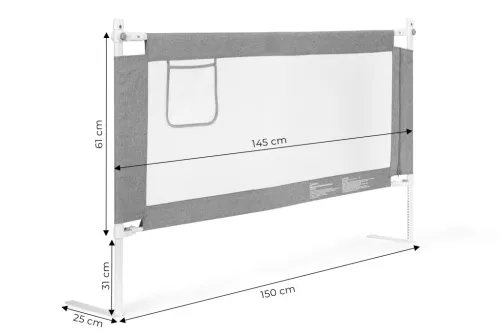 Bizonsági rács védőkorlát 150 cm
