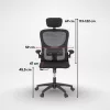 Flexo ergonomikus irodai forgószék deréktámasszal