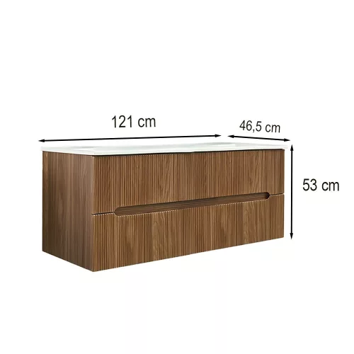 Trent 120 1 medencés alsó szekrény mosdóval