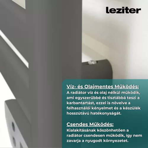 Elektromos törölközőszárító radiátor 500W