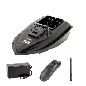 Köderboot X1 GPS+4G Heckauswerfer schwarz