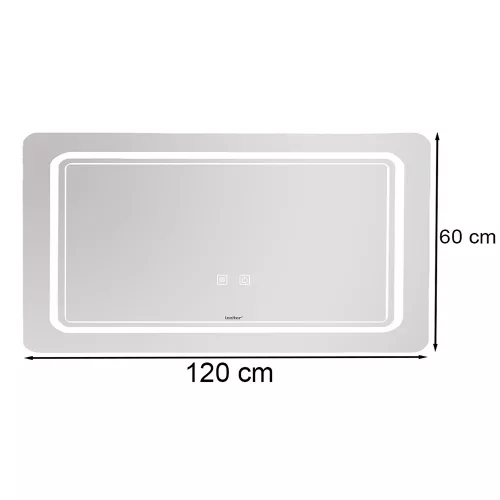 Vid 120 tükör led világítással