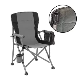 Leziter Comfort Plus Sessel mit Getränkehalter, Grau