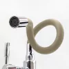 Corin freistehender Waschtischhahn mit flexiblem Auslauf, beige