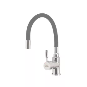  Corin freistehende Spültischarmatur mit flexiblem Auslauf, grau
