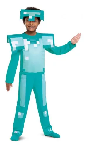 Kostým Minecraft Armor 3-4 roky