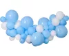 Balón Baby Blue, sada balónových girland, 65 kusov