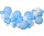 Balón Baby Blue, sada balónových girland, 65 kusov