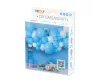 Balón Baby Blue, sada balónových girland, 65 kusov