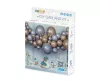 Farebný strieborno-zlatý balón, sada balónových girland, 65 kusov
