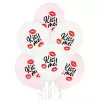 Balóny Kiss Me, Kiss, 6 ks, 30 cm