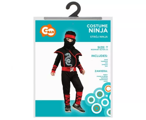Kostým Ninja Shadow 92/104 cm