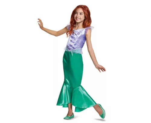 Klasický kostým Disney princeznej Ariel pre 5-6 rokov