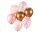 Színes Pink-Copper léggömb, lufi szett 7 db-os 30cm (12 inch)
