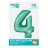 Menta 4-es Mint Mat szám fólia lufi 76 cm