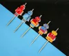 Kuchenkerze „Robot Future“, 5er-Set
