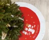 Červená sukňa na vianočný stromček, podložka pod pohár 80 cm