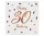 Happy Birthday 30 B&C White szalvéta 20 db-os 33x33 cm