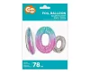 Fóliový balón číslo 0, 78 cm