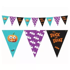 Girlanda s vlajkami Halloween Boo 250 cm