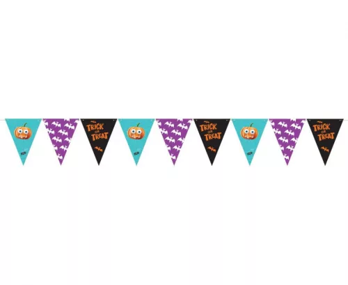 Girlanda s vlajkami Halloween Boo 250 cm