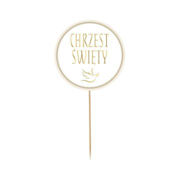 Chrzest Święty torta dekoráció 14 cm