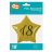 Arany Happy Birthday 18 Gold csillag fólia lufi 48 cm