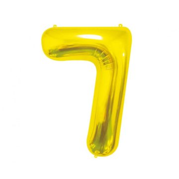 Arany Gold 7-es szám fólia lufi 85 cm