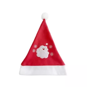 Čiapka Santa Clausa so snehovými vločkami 29x43 cm