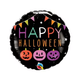 Fóliový balón Happy Halloween Pumpkins 46 cm