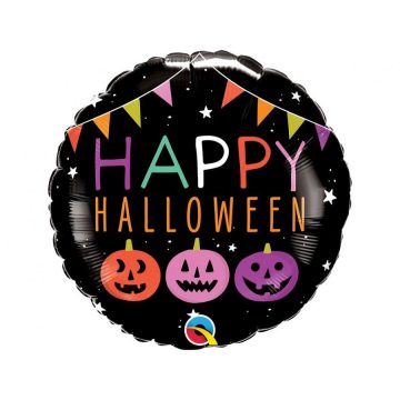 Happy Halloween Pumpkins fólia lufi 46 cm