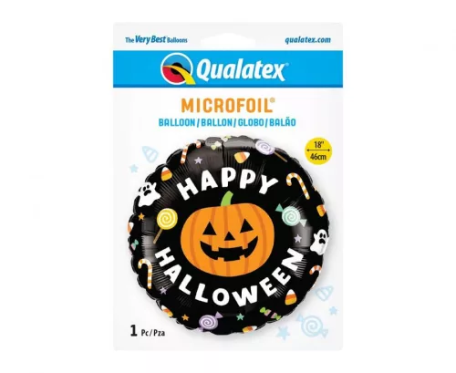 Fóliový balón Happy Halloween Cukrovinky 46 cm