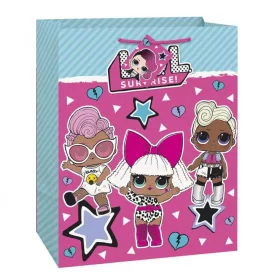 LOL Surprise Star Geschenktüte, Geschenktüte 33x26 cm