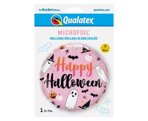 Fóliový balón Šťastný Halloween Roztomilý duch 46 cm