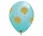 Morský balón s mušľou, 6 ks, 11 palcov (28 cm)