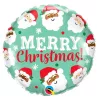 Vianočný fóliový balón Santa Claus 46 cm
