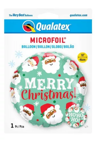Vianočný fóliový balón Santa Claus 46 cm