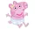 Fóliový balón Prasiatko Peppa Evie 60 cm (WP)