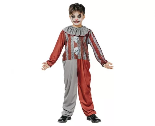 Obojstranný kostým kostlivca a klauna 130/140 cm