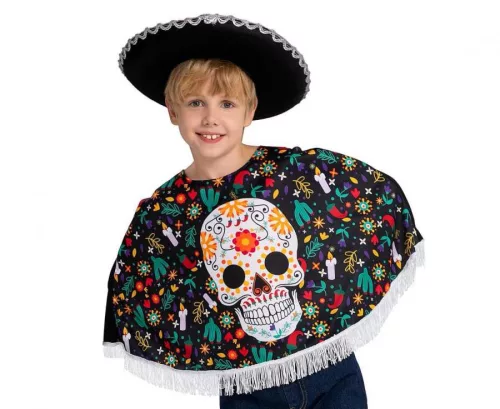 Halloweenský kostým Dňa mŕtvych 120/130 cm