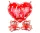 Fóliový balón Love Teddy Bears 48 cm