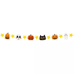 Halloween Faces papír girland 250 cm