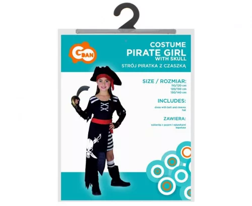 Kostým pirátky a malého korzára 110/120 cm