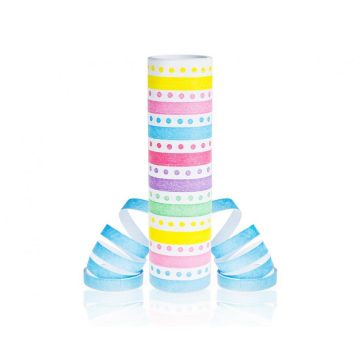 Színes Rainbow Dots szerpentin 4 m