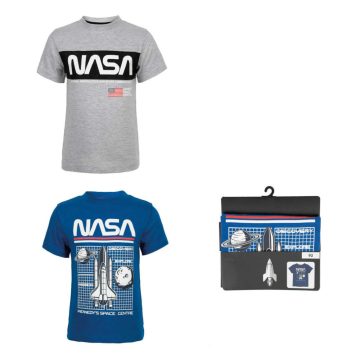   NASA KSC gyerek rövid póló, felső 2 - 8 év / 92 - 128 cm