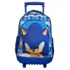 Sonic a sündisznó Modern prémium gurulós iskolatáska, táska 44 cm