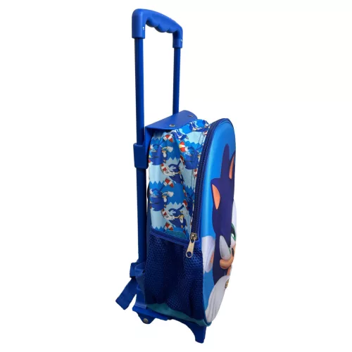 Sonic a sündisznó Modern gurulós ovis 3D hátizsák, táska 32 cm