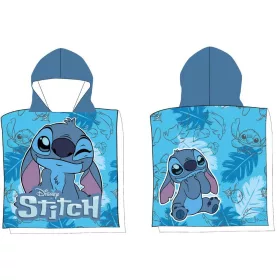   Disney Lilo und Stitch, Der Sternenhund Sweet Wink Strandtuch-Poncho 50x100 cm (Schnelltrocknend)